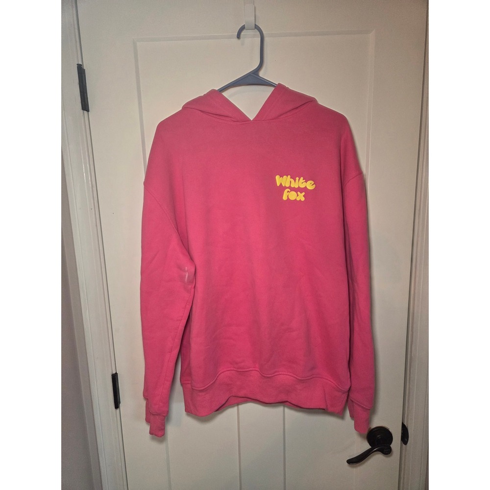White Fox Boutique On The Bright Side Pink Oversized Hoodie M/L